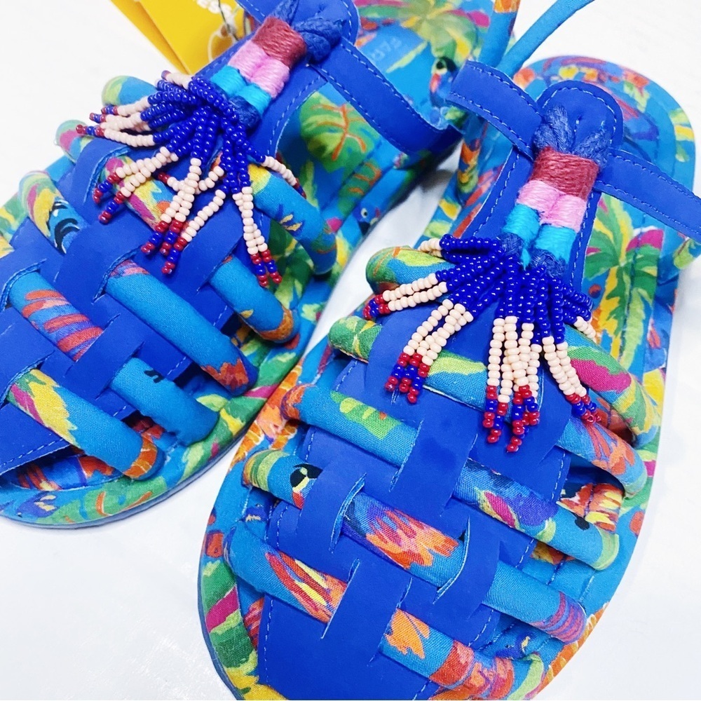 Farm Rio - Blue Printed Sandals - Picture 4 of 6